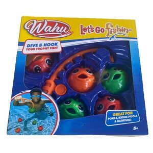 New In Box! Wahu: Let's Go Fishin' Fun Water Games Great for Pools and Bathtubs!